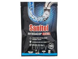 Средство для чистки канализационных труб SANITOL Антизасор Extra 2x50г