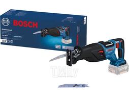 Аккум. сабельная пила BOSCH GSA 185-LI в кор. (18.0 В, БЕЗ АККУМУЛЯТОРА, дерево до 230 мм, металл до 150 мм)