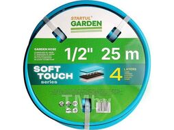 Шланг поливочный 1/2" 25м STARTUL GARDEN SOFT TOUCH (ST6040-1/2-25) (4 слоя)