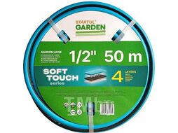 Шланг поливочный 1/2" 50м STARTUL GARDEN SOFT TOUCH (ST6040-1/2-50) (4 слоя)