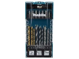 Оснастка в кейсе 17 шт (биты / сверла по металлу, дереву, кирпичу) MAKITA D-74887