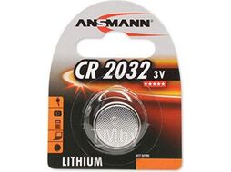 Батарейка CR2032/1 Lithium Coin Cell (3V) в блистере ANSMANN 5020122