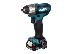 Аккум. ударный гайковерт MAKITA TW 140 DWAE в чем. (10.8 В, 2 акк., 2.0 А/ч Li-Ion, посадочн. квадрат 3/8 ", 140 Нм, вес 1.1 кг)