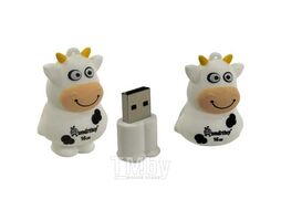 Карта памяти USB (флэш-накопитель) 16Gb "Wild series" Коровка USB 2.0 Flash Drive SmartBuy SB16GBCow