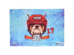 Коврик на стол А4 330*230 мм "Ice Hockey", 600 мкм deVente 8061205