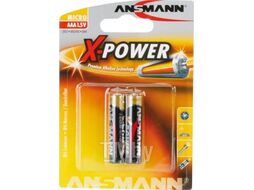 Батарейка Alkaline Xpower-1.5V AAA-bl2 блистер (LR03) ANSMANN 5015603