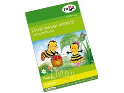 Пластилин воск. "ПЧЕЛКА" 08цв в к/к,120г со стеком Гамма 280038Н