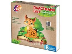 Пластилин ZOO 8 цветов, 120г Луч 29С 1720-08