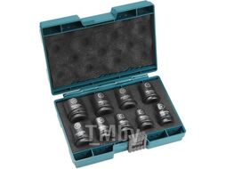 Головки торцевые ударные 1/2" 8 - 24 мм Impact Black (9 шт / кейс) MAKITA E-16564