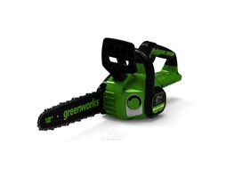 Цепная пила аккумуляторная, 24V, 30см, бесщеточная, c 1хАКБ 4 Ач и ЗУ Greenworks 2007007UB