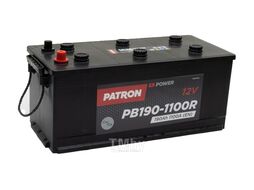 Аккумулятор PATRON POWER 12V 190AH 1100A ETN 4(R+) B3 513x223x223mm 43kg PATRON PB190-1100R