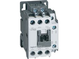 Контактор CTX3 3P 12A 1но1нз =24V Legrand 416091