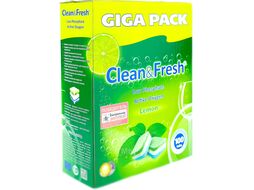 Таблетки для посудомоечных машин Clean & Fresh All in 1 (101шт)