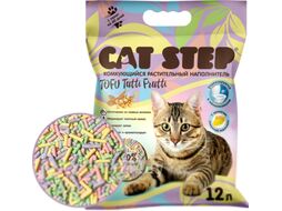 Наполнитель для туалета Cat Step Tofu Tutti Frutti / 20333014 (12л)