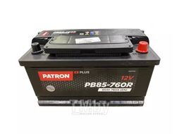 Аккумулятор PATRON PLUS 12V 85AH 760A (R+) B13 315x175x175mm 17,9kg PATRON PB85-760R