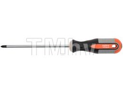 Отвертка стержневая крестовая ROUND GRIP, PH2х100 мм Ombra 751210