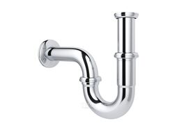 Сифон для раковины Wellsee Drainage System 182102000 (d 32 мм (1 1/4"); длина 270 мм; хром)