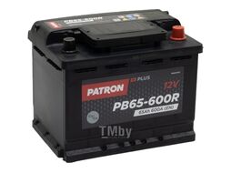 Аккумулятор PATRON PLUS 12V 65AH 600A ETN 0(R+) B13 242x175x190mm 15kg PATRON PB65-600R