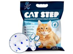 Наполнитель для туалета Cat Step Crystal Blue / 20363004 (15.2л/6.68кг)