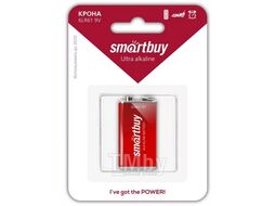 Батарейка алкалиновая Крона 6LR61/1B Smartbuy SBBA-9V01B