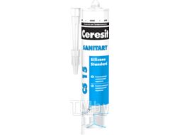 Герметик силиконовый Ceresit Sanitary CS 15 (280мл, белый)