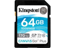 Карта памяти Kingston Canvas Go Plus SDXC (Class10) 64Gb (SDG3/64GB)