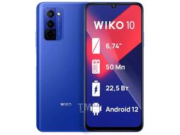 Смартфон Wiko 10 4GB/128GB Blue (VHEM-E03N)