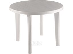 Стол пластиковый Ellastik Plast Элластик Круглый 95x95x74 (белый)