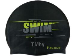 Шапочка для плавания Elous Big Swim EL0011 (черный)