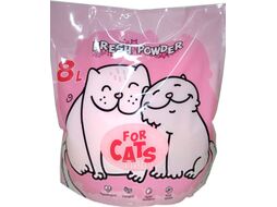 Наполнитель для туалета For Cats Силикагелевый Fresh Powder / TUZ037 (8л/3.1кг)