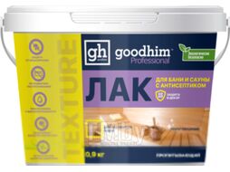 Лак GoodHim Texture 500 пропитывающий для бани и сауны (полуглянцевый, 900 г)