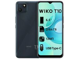 Смартфон Wiko T10 2/64GB Black (W-V673-02)