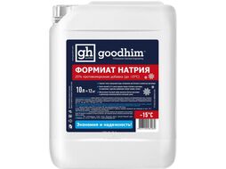 Противоморозная добавка GoodHim Формиат натрия ФН-25% / 63 (10л)