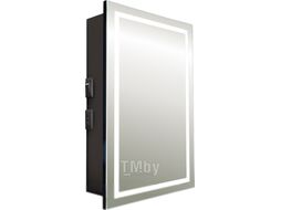 Шкаф с зеркалом для ванной Silver Mirrors Munchen-Anthracite 428x728 / LED-00002667