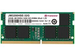 Оперативная память 32GB PC4-25600 DDR4-3200 Transcend JetRam (JM3200HSE-32G) CL22