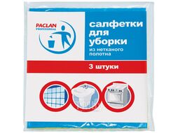 Салфетка Paclan вискозная, 300*380мм (3шт.) PACLAN 410013