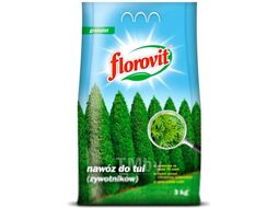 Удобрение Florovit Для туй гранулированное (3кг, мешок)