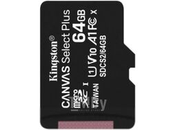 Карта памяти Kingston Canvas Select Plus microSDXC 64GB (SDCS2/64GBSP)