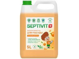 Средство для мытья посуды Septivit Сочный Цитрус (5л)