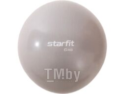 Медицинбол Starfit GB-703 (6кг, тепло-серый пастель)