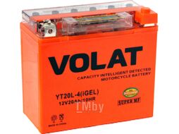 Мотоаккумулятор VOLAT YT20L-4 iGEL R+ (20 А/ч)