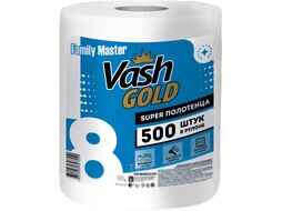 Бумажные полотенца Vash Gold Family-Master универсальные в рулоне (500шт)