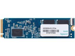 Накопитель SSD Apacer AS2280Q4 500GB (AP500GAS2280Q4-1) (M.2, PCI Express 4.0 x4, 3D TLC, 5000/2500MB/s)