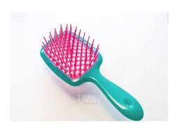 Расческа-массажер Janeke Superbrush 86SP226AR (бирюзовый/розовый)