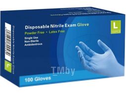 Перчатки одноразовые Nitrile Gloves Нитриловые (L, 100шт)