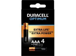 Комплект батареек Duracell Opti AAA (4шт)