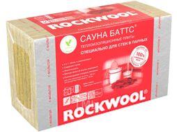 Минеральная вата Rockwool Сауна Баттс 1000x600x50 (упаковка)