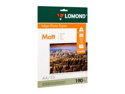 Фотобумага 160 г/м2 А4 односторонняя матовая 100 л. Lomond 0102005