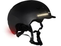 Защитный шлем Hudora Skaterhelm LED / 84175 (M, Schwarz)