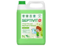 Средство для мытья стекол Septivit Green Apple (5л)